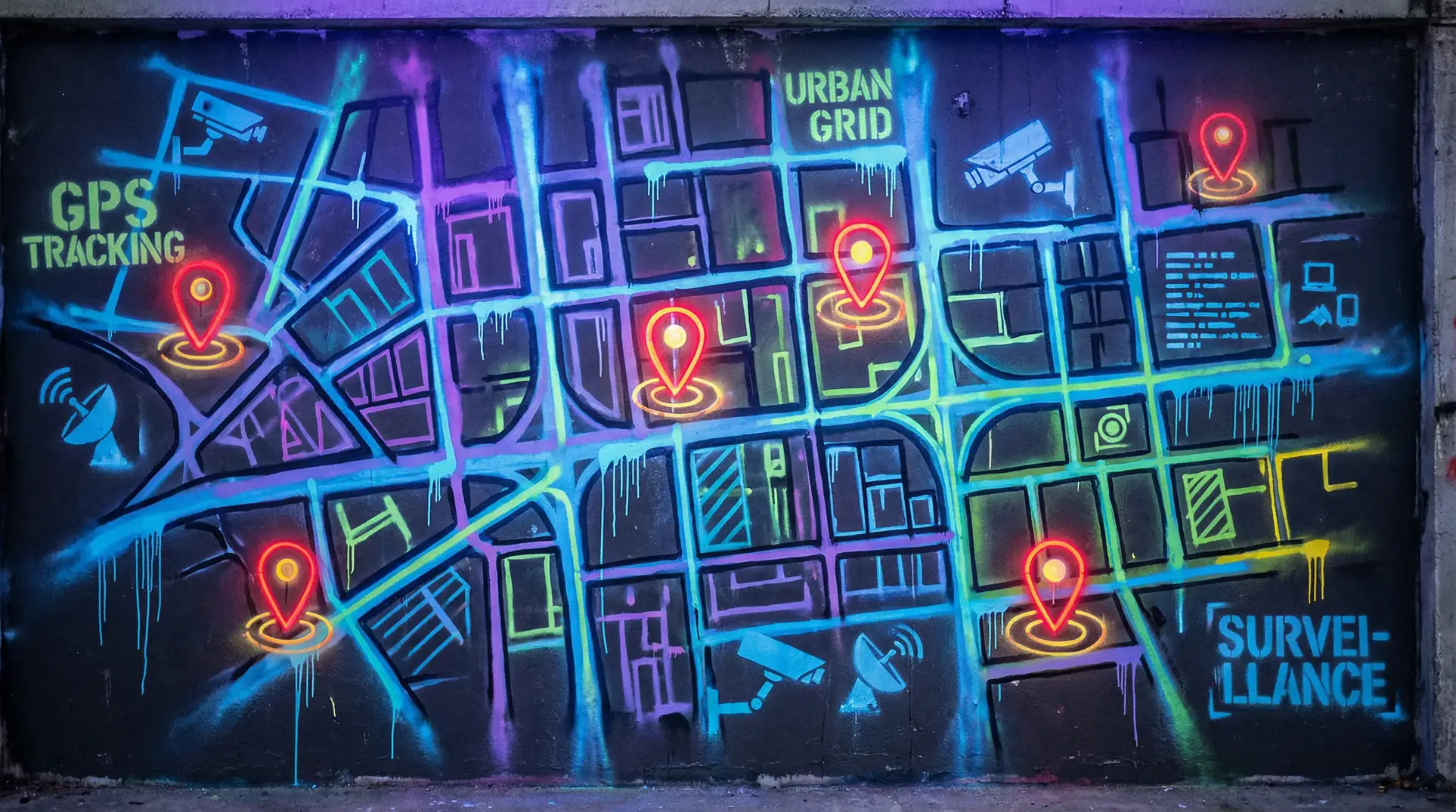 花季传媒在线观看入口IOS 2021 狗仔追踪地图 - 城市涂鸦风格